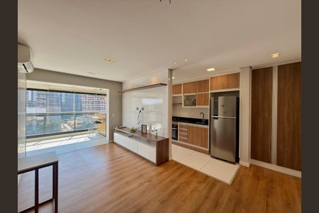 Sala de apartamento à venda com 2 quartos, 70m² em Chácara Santo Antônio (zona Sul), São Paulo