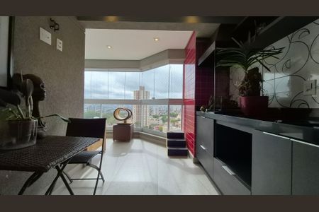 Varanda de apartamento à venda com 3 quartos, 91m² em Vila Assunção, Santo André