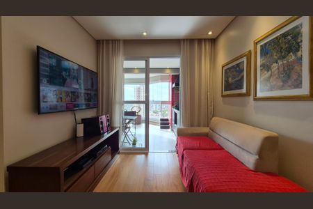 Sala de apartamento à venda com 3 quartos, 91m² em Vila Assunção, Santo André