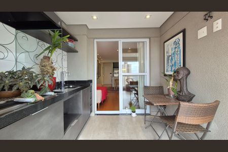 Varanda de apartamento à venda com 3 quartos, 91m² em Vila Assunção, Santo André