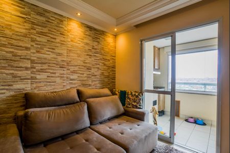 Sala de apartamento à venda com 2 quartos, 77m² em Campestre, Santo André