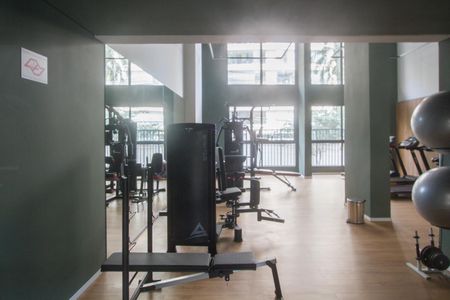 Área comum de apartamento para alugar com 1 quarto, 35m² em Cidade Monções, São Paulo