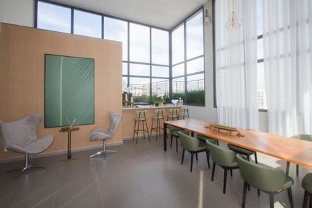 Área comum de apartamento para alugar com 1 quarto, 35m² em Cidade Monções, São Paulo