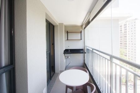 Sacada de apartamento para alugar com 1 quarto, 35m² em Cidade Monções, São Paulo