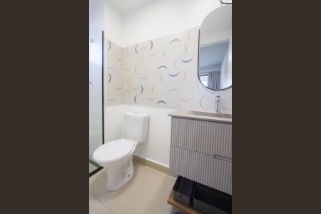 Banheiro de apartamento para alugar com 1 quarto, 35m² em Cidade Monções, São Paulo
