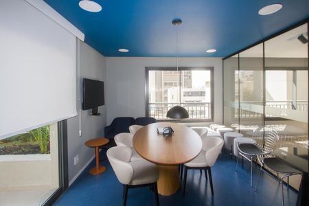 Área comum de apartamento para alugar com 1 quarto, 35m² em Cidade Monções, São Paulo