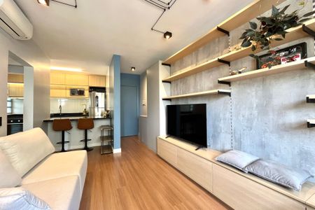 Sala de apartamento à venda com 1 quarto, 51m² em Vila Clementino, São Paulo