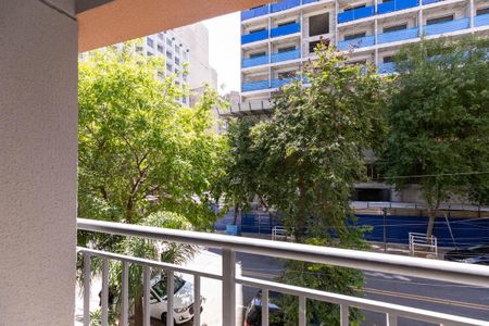 Studio para alugar com 27m², 1 quarto e sem vagaVaranda