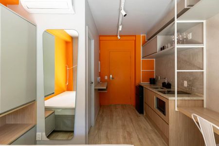 Studio de kitnet/studio para alugar com 1 quarto, 27m² em República, São Paulo