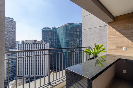 Studio para alugar com 27m², 1 quarto e sem vagaÁrea comum - Churrasqueira