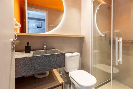 Studio para alugar com 27m², 1 quarto e sem vagaBanheiro