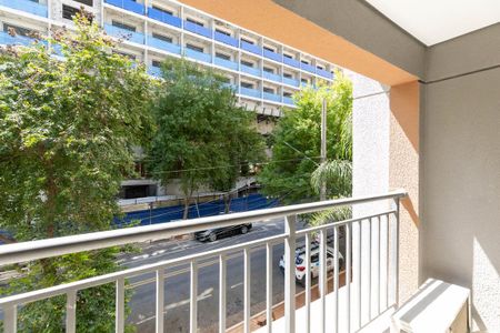 Studio para alugar com 27m², 1 quarto e sem vagaVaranda