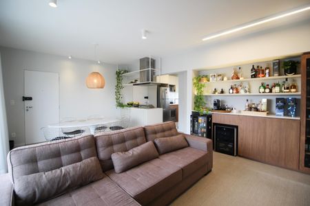 Sala de apartamento à venda com 2 quartos, 90m² em Indianópolis, São Paulo