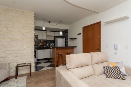 Sala de apartamento à venda com 1 quarto, 70m² em Petrópolis, Porto Alegre