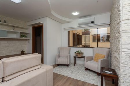 Sala de apartamento à venda com 1 quarto, 70m² em Petrópolis, Porto Alegre