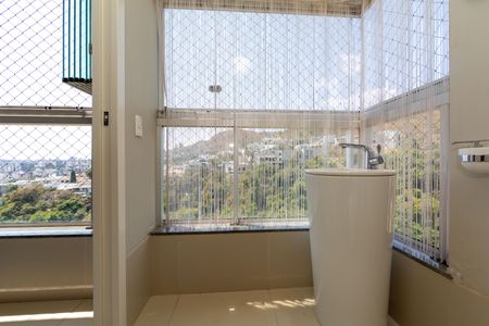 Lavabo de apartamento à venda com 4 quartos, 220m² em Buritis, Belo Horizonte