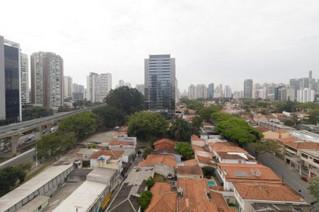 Vista da Varanda de kitnet/studio à venda com 0 quarto, 25m² em Vila Cordeiro, São Paulo