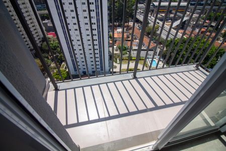 Varanda da Sala de apartamento para alugar com 1 quarto, 30m² em Campo Belo, São Paulo