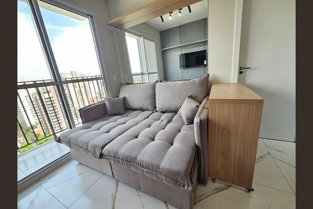 Sala de apartamento para alugar com 1 quarto, 28m² em Campo Belo, São Paulo