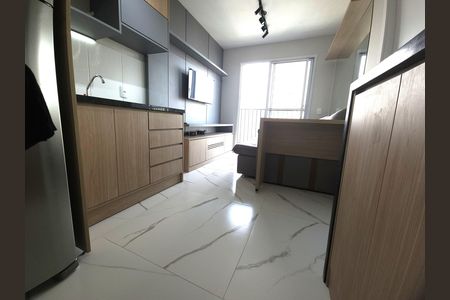 Apartamento para alugar com 28m², 1 quarto e sem vaga Apartamento para alugar com 28m², 1 quarto e sem vagaCozinha e Área de Serviço