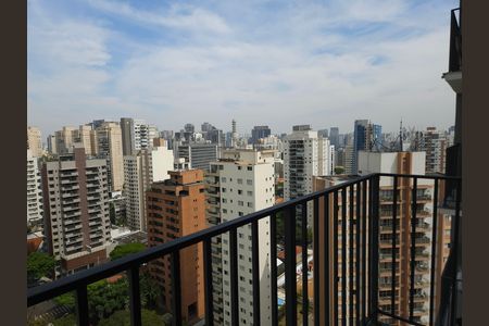 Vista da Sacada de apartamento para alugar com 1 quarto, 28m² em Campo Belo, São Paulo