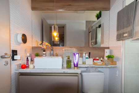 Apartamento à venda com 76m², 3 quartos e 1 vagaBanheiro da Suíte