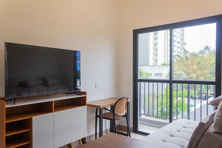 Sala de apartamento para alugar com 1 quarto, 27m² em Perdizes, São Paulo