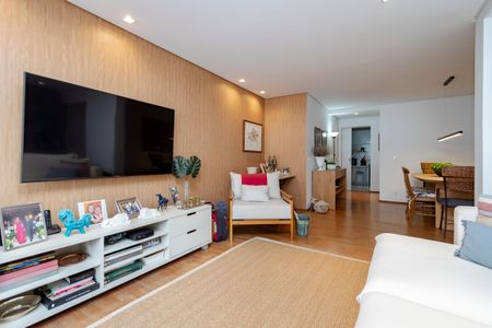 Sala de apartamento à venda com 3 quartos, 124m² em Brooklin, São Paulo