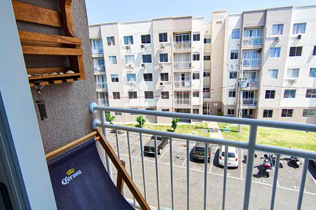 Varanda da Sala de apartamento à venda com 2 quartos, 45m² em Curicica, Rio de Janeiro