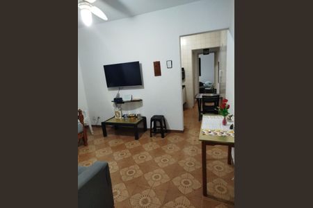 Sala de apartamento para alugar com 1 quarto, 55m² em Tupi, Praia Grande