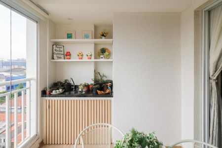 Varanda de apartamento à venda com 2 quartos, 68m² em Centro, São Caetano do Sul