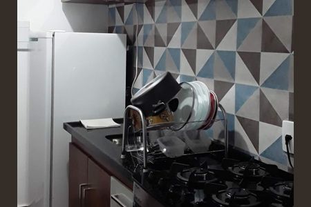 Cozinha de apartamento à venda com 2 quartos, 42m² em Jardim Sao Saverio, São Bernardo do Campo