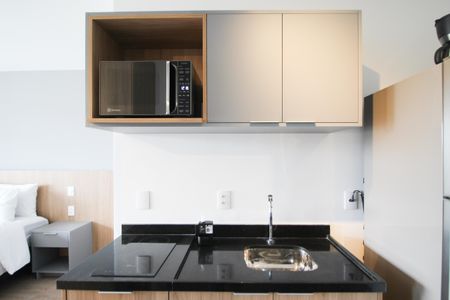 Studio à venda com 29m², 1 quarto e sem vagaCozinha