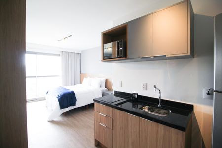 Studio à venda com 29m², 1 quarto e sem vagaCozinha
