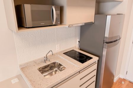 Studio à venda com 32m², 1 quarto e sem vaga Studio à venda com 32m², 1 quarto e sem vagaCozinha