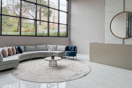 Studio à venda com 32m², 1 quarto e sem vaga Studio à venda com 32m², 1 quarto e sem vagaHall social