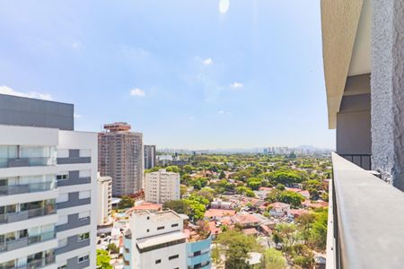 Studio à venda com 28m², 1 quarto e sem vagaVaranda