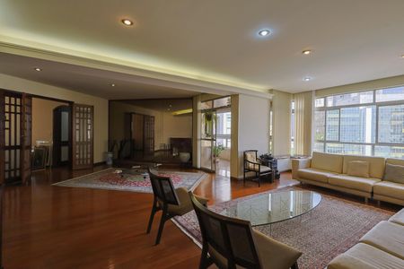 Sala de apartamento à venda com 4 quartos, 240m² em Santo Agostinho, Belo Horizonte