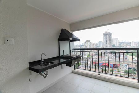Varanda da Sala de apartamento para alugar com 2 quartos, 64m² em Jardim Independência (são Paulo), São Paulo
