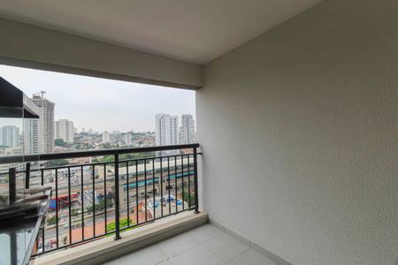 Varanda da Sala de apartamento para alugar com 2 quartos, 64m² em Jardim Independência (são Paulo), São Paulo