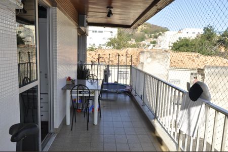 Varanda da Sala de apartamento para alugar com 4 quartos, 120m² em Lins de Vasconcelos, Rio de Janeiro