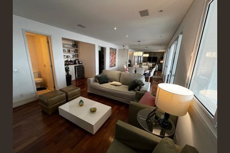 Sala de apartamento à venda com 3 quartos, 145m² em Vila Gumercindo, São Paulo