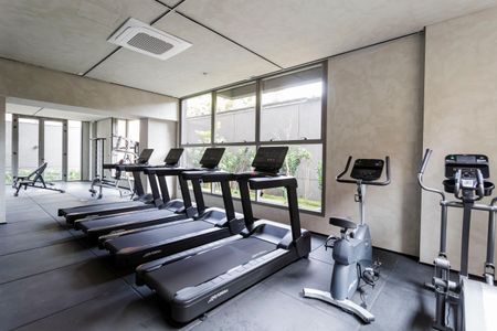 Studio à venda com 29m², 1 quarto e sem vaga Studio à venda com 29m², 1 quarto e sem vagaÁrea comum - Academia