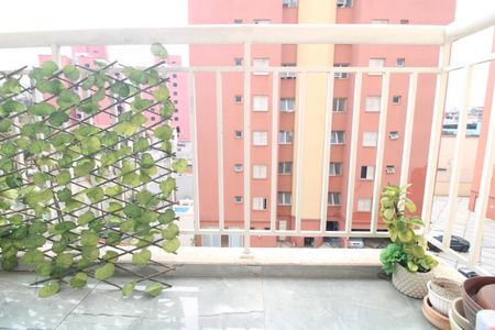 Varanda da Sala de apartamento à venda com 2 quartos, 52m² em Jardim Ubirajara, São Paulo