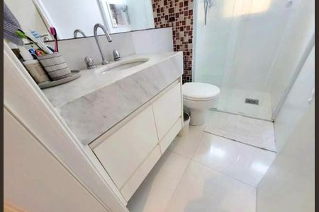 Banheiro de apartamento à venda com 3 quartos, 96m² em Baeta Neves, São Bernardo do Campo