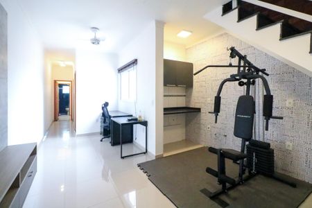 Sala de apartamento para alugar com 2 quartos, 104m² em Santa Maria, Santo André