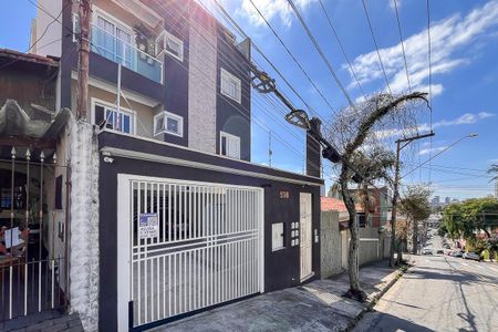 Fachada + plaquinha de apartamento para alugar com 2 quartos, 104m² em Santa Maria, Santo André