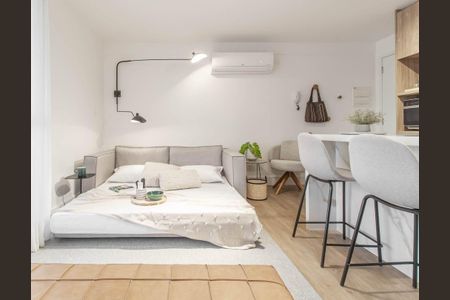 Studio à venda com 47m², 1 quarto e 1 vagaSala