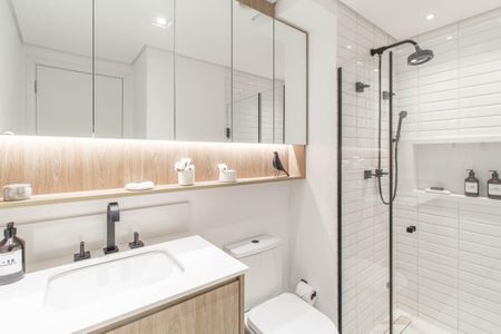 Studio à venda com 47m², 1 quarto e 1 vagaBanheiro