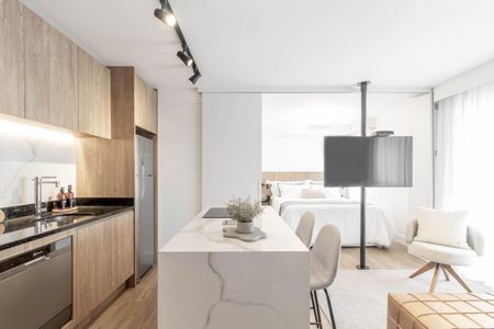 Studio à venda com 47m², 1 quarto e 1 vagaSala
